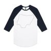 AS Colour - 3/4 Raglan Baseball Sleeve Tee Thumbnail