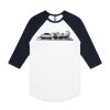 AS Colour - 3/4 Raglan Baseball Sleeve Tee Thumbnail