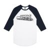 AS Colour - 3/4 Raglan Baseball Sleeve Tee Thumbnail