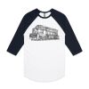 AS Colour - 3/4 Raglan Baseball Sleeve Tee Thumbnail