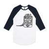 AS Colour - 3/4 Raglan Baseball Sleeve Tee Thumbnail