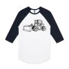 AS Colour - 3/4 Raglan Baseball Sleeve Tee Thumbnail