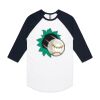 AS Colour - 3/4 Raglan Baseball Sleeve Tee Thumbnail
