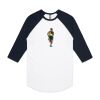 AS Colour - 3/4 Raglan Baseball Sleeve Tee Thumbnail