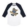 AS Colour - 3/4 Raglan Baseball Sleeve Tee Thumbnail