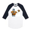 AS Colour - 3/4 Raglan Baseball Sleeve Tee Thumbnail