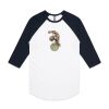 AS Colour - 3/4 Raglan Baseball Sleeve Tee Thumbnail