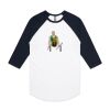 AS Colour - 3/4 Raglan Baseball Sleeve Tee Thumbnail