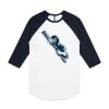 AS Colour - 3/4 Raglan Baseball Sleeve Tee Thumbnail