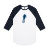 AS Colour - 3/4 Raglan Baseball Sleeve Tee Thumbnail