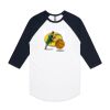 AS Colour - 3/4 Raglan Baseball Sleeve Tee Thumbnail