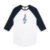 AS Colour - 3/4 Raglan Baseball Sleeve Tee Thumbnail