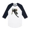 AS Colour - 3/4 Raglan Baseball Sleeve Tee Thumbnail