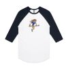 AS Colour - 3/4 Raglan Baseball Sleeve Tee Thumbnail