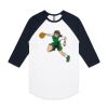 AS Colour - 3/4 Raglan Baseball Sleeve Tee Thumbnail