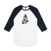 AS Colour - 3/4 Raglan Baseball Sleeve Tee Thumbnail