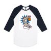 AS Colour - 3/4 Raglan Baseball Sleeve Tee Thumbnail