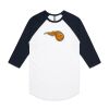 AS Colour - 3/4 Raglan Baseball Sleeve Tee Thumbnail