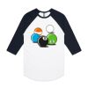 AS Colour - 3/4 Raglan Baseball Sleeve Tee Thumbnail