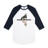 AS Colour - 3/4 Raglan Baseball Sleeve Tee Thumbnail