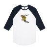 AS Colour - 3/4 Raglan Baseball Sleeve Tee Thumbnail