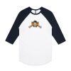 AS Colour - 3/4 Raglan Baseball Sleeve Tee Thumbnail