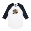 AS Colour - 3/4 Raglan Baseball Sleeve Tee Thumbnail