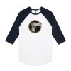 AS Colour - 3/4 Raglan Baseball Sleeve Tee Thumbnail