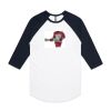 AS Colour - 3/4 Raglan Baseball Sleeve Tee Thumbnail