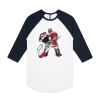 AS Colour - 3/4 Raglan Baseball Sleeve Tee Thumbnail