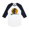 AS Colour - 3/4 Raglan Baseball Sleeve Tee Thumbnail