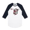 AS Colour - 3/4 Raglan Baseball Sleeve Tee Thumbnail