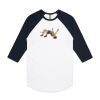 AS Colour - 3/4 Raglan Baseball Sleeve Tee Thumbnail