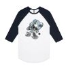 AS Colour - 3/4 Raglan Baseball Sleeve Tee Thumbnail