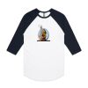 AS Colour - 3/4 Raglan Baseball Sleeve Tee Thumbnail