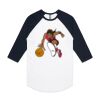 AS Colour - 3/4 Raglan Baseball Sleeve Tee Thumbnail