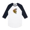 AS Colour - 3/4 Raglan Baseball Sleeve Tee Thumbnail