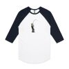AS Colour - 3/4 Raglan Baseball Sleeve Tee Thumbnail