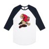 AS Colour - 3/4 Raglan Baseball Sleeve Tee Thumbnail