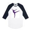 AS Colour - 3/4 Raglan Baseball Sleeve Tee Thumbnail