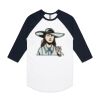 AS Colour - 3/4 Raglan Baseball Sleeve Tee Thumbnail