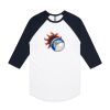 AS Colour - 3/4 Raglan Baseball Sleeve Tee Thumbnail