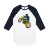 AS Colour - 3/4 Raglan Baseball Sleeve Tee Thumbnail
