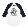 AS Colour - 3/4 Raglan Baseball Sleeve Tee Thumbnail