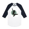AS Colour - 3/4 Raglan Baseball Sleeve Tee Thumbnail