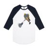 AS Colour - 3/4 Raglan Baseball Sleeve Tee Thumbnail