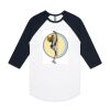 AS Colour - 3/4 Raglan Baseball Sleeve Tee Thumbnail