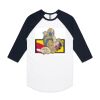 AS Colour - 3/4 Raglan Baseball Sleeve Tee Thumbnail
