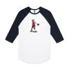 AS Colour - 3/4 Raglan Baseball Sleeve Tee Thumbnail