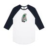 AS Colour - 3/4 Raglan Baseball Sleeve Tee Thumbnail
